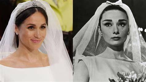 meghan markle and audrey hepburn givenchy|Meghan Markle's Royal Wedding Dress and 9 Other Givenchy .